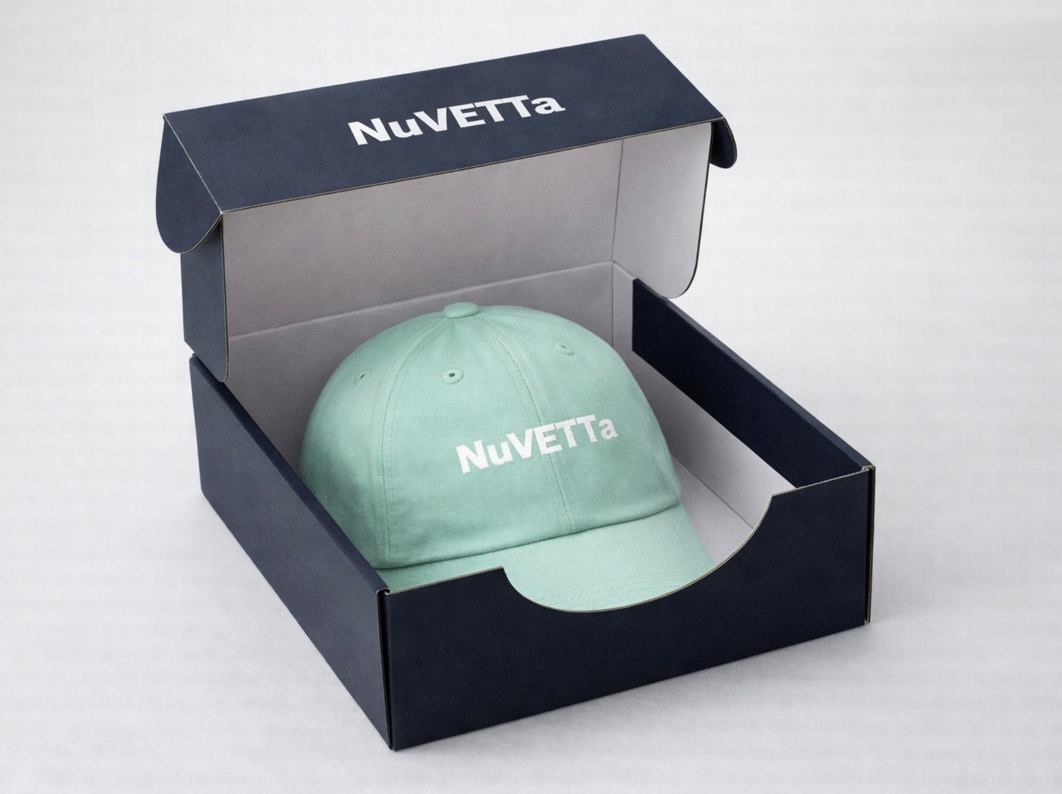 NuVETTa Baseball Mint Green Cap