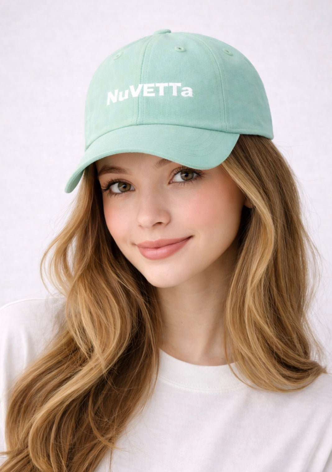 NuVETTa Baseball Mint Green Cap