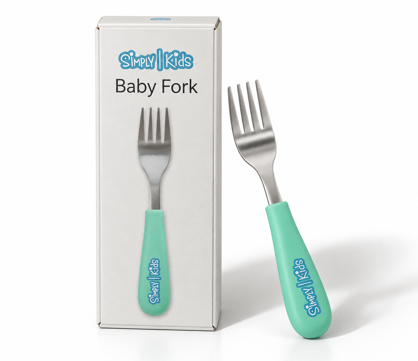 Simply Kids Fork – Mint Green Handle