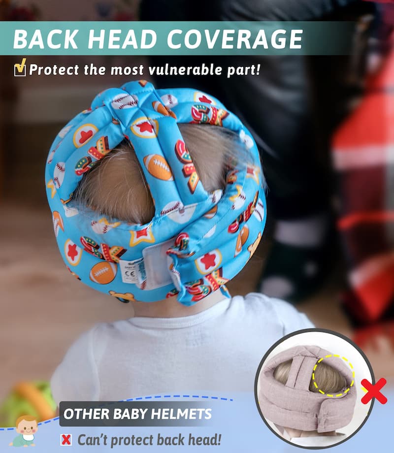 (Owl) Baby Helmet for Crawling | Baby Head Protector
