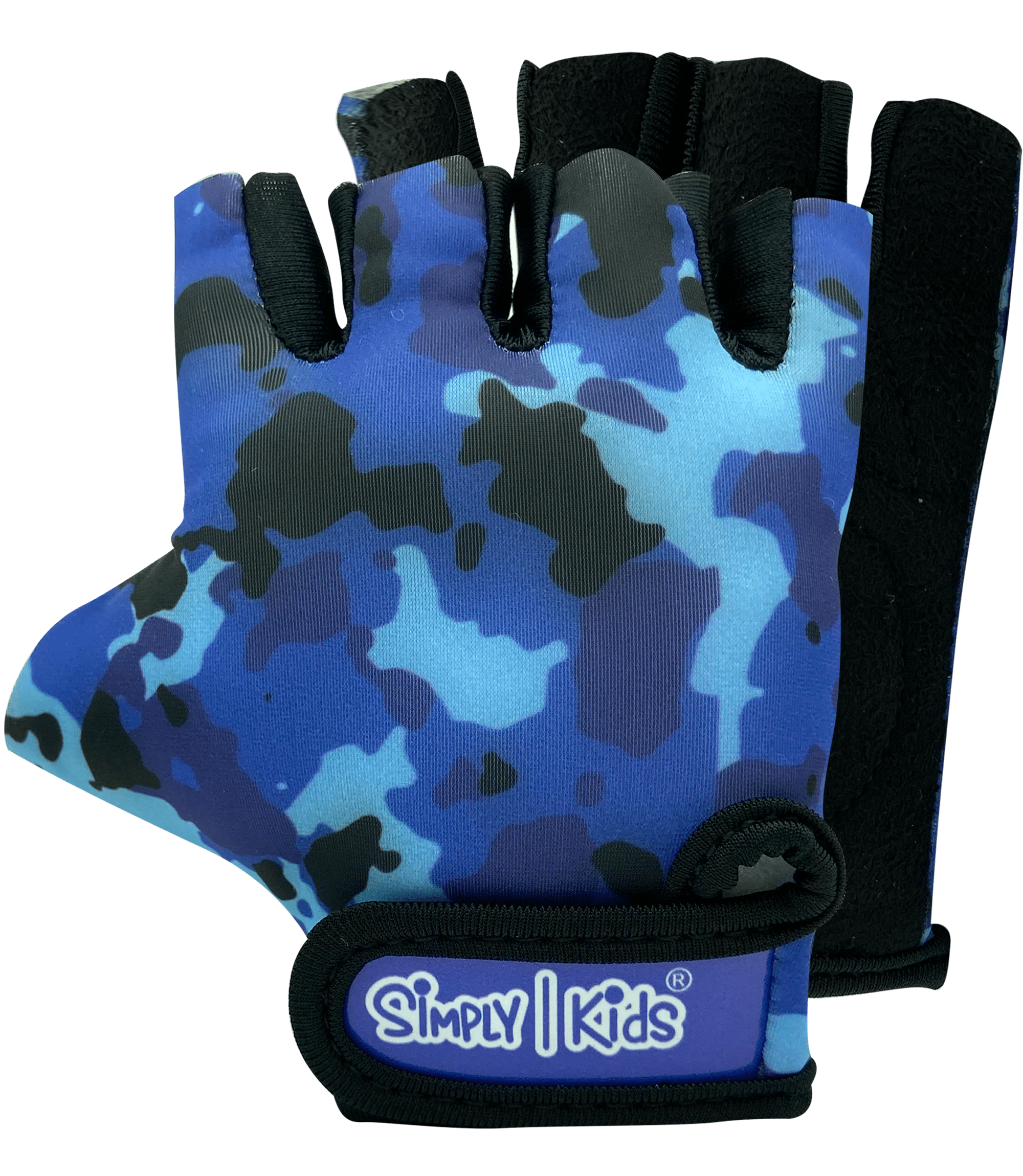 (Ocean Camo) Kids Bike Gloves - Simply Kids
