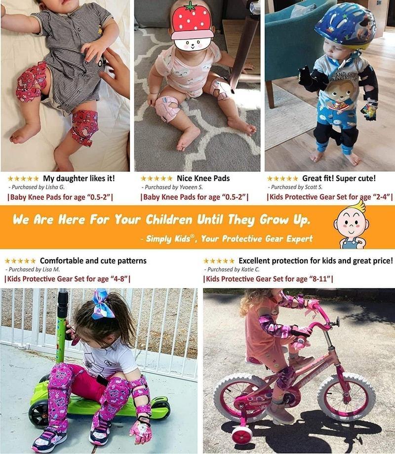 [2nd Gen.] Baby Knee Pads for Crawling | Protector for Toddler, Infant, Girl, Boy (Pink Camouflage)