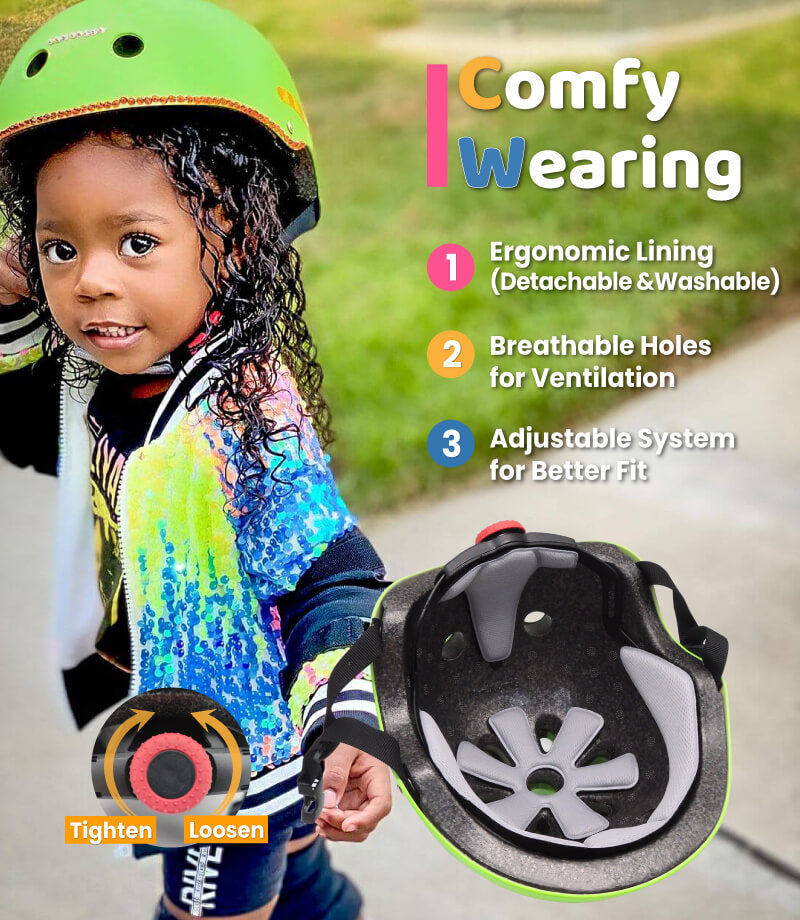 Simply Kids Casque Vélo Enfant avec Autocollants DIY - Certifié