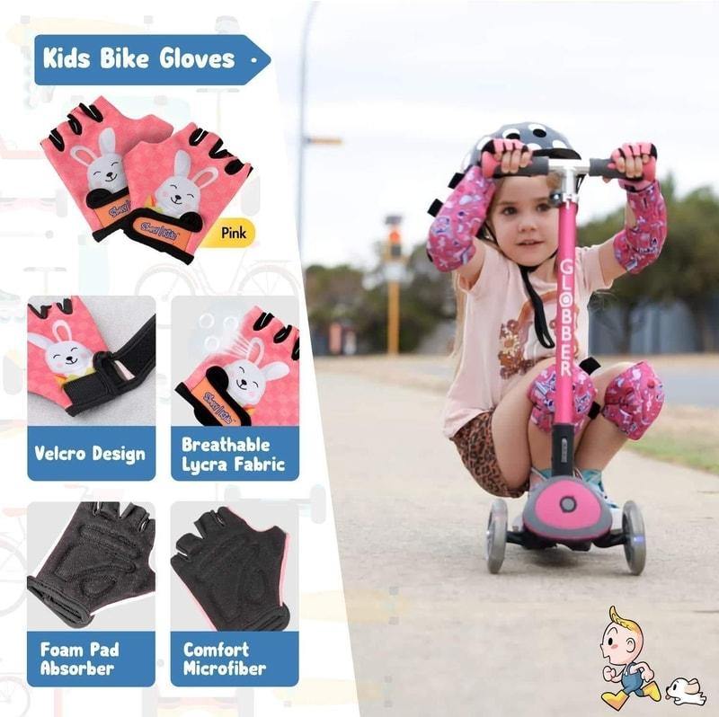 [1st Gen.] Innovative Soft Kids Elbow and Knee Pads with Bike Gloves (🦄 Unicorn)