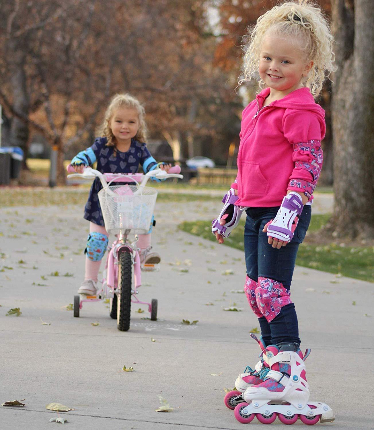 Kids Sports Wrist Support Brace - Volleyball & Basketball Wristbands For Children (1 Pair)